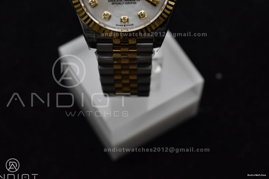 Dial GSF Diamond 542 Bracelet 316L YG MOP 278271 Ladies President 31 DateJust Steel On Colorful 0515